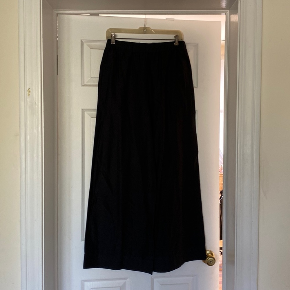 Black COS palazzo pants